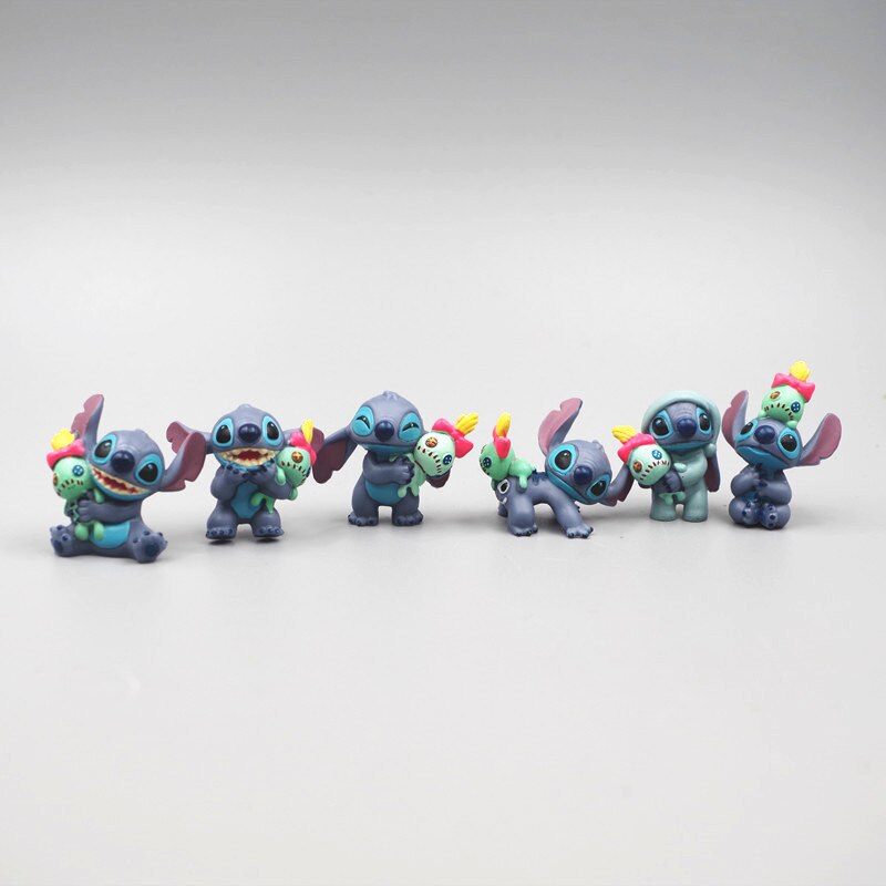 6 / Lilo & Stitch ׼ ǱԾ  峭 Ϳ Ƽġ Kim Anmie Figure Dolls Ƶ 峭  